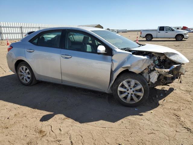 5YFBURHE8GP553738 - 2016 TOYOTA COROLLA L SILVER photo 4