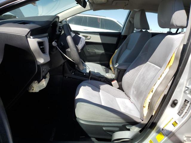 5YFBURHE8GP553738 - 2016 TOYOTA COROLLA L SILVER photo 7