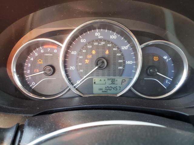 5YFBURHE8GP553738 - 2016 TOYOTA COROLLA L SILVER photo 9