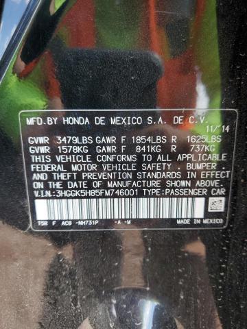 3HGGK5H85FM746001 - 2015 HONDA FIT EX 黑色 照片 12