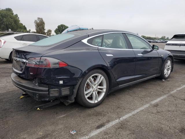 5YJSA1CG9DFP11305 - 2013 TESLA MODEL S BLUE photo 3