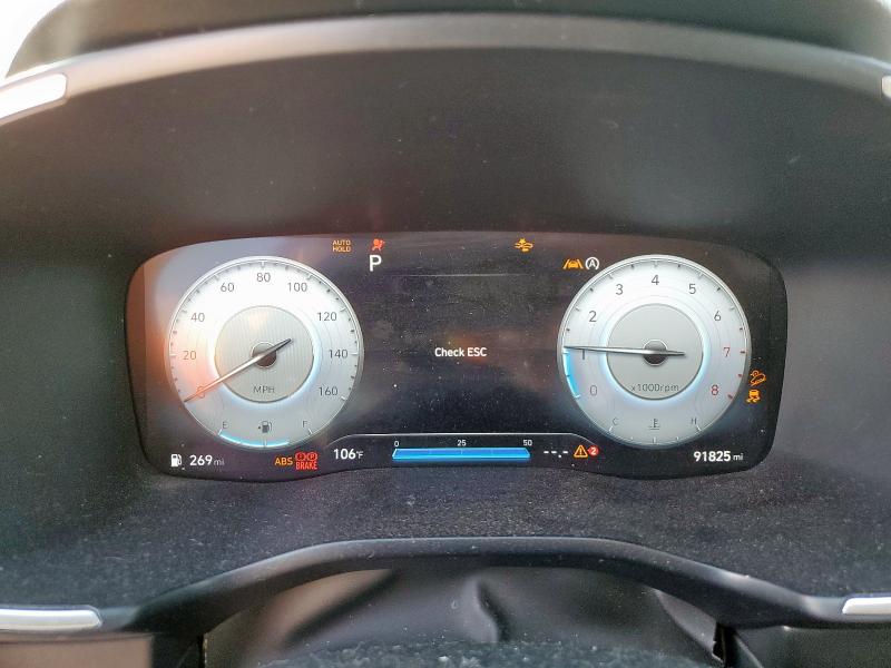 5NMS3DAJ3NH451199 - 2022 HYUNDAI SANTA FE SEL Szary zdjęcie 9