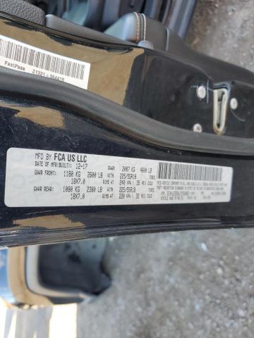 3C4NJDBB0JT259083 - 2018 JEEP COMPASS LATITUDE Schwarz Foto 12