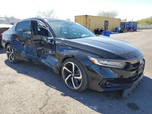 1HGCV1F36NA110222 - 2022 HONDA ACCORD SPORT BLACK photo 4