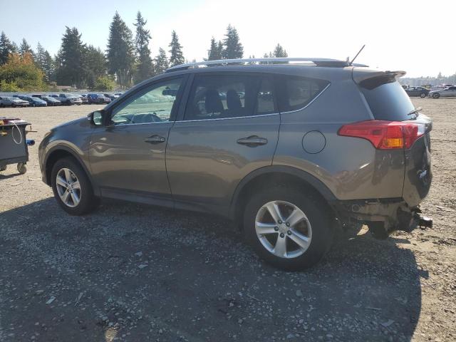 2T3RFREVXEW166138 - 2014 TOYOTA RAV4 XLE GRAY photo 2