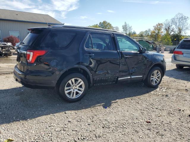 1FM5K8D85JGC83305 - 2018 FORD EXPLORER XLT Czarny zdjęcie 3