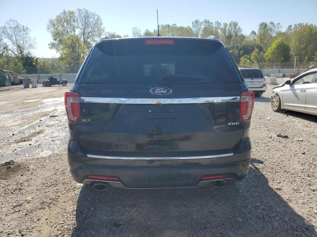 1FM5K8D85JGC83305 - 2018 FORD EXPLORER XLT Czarny zdjęcie 6