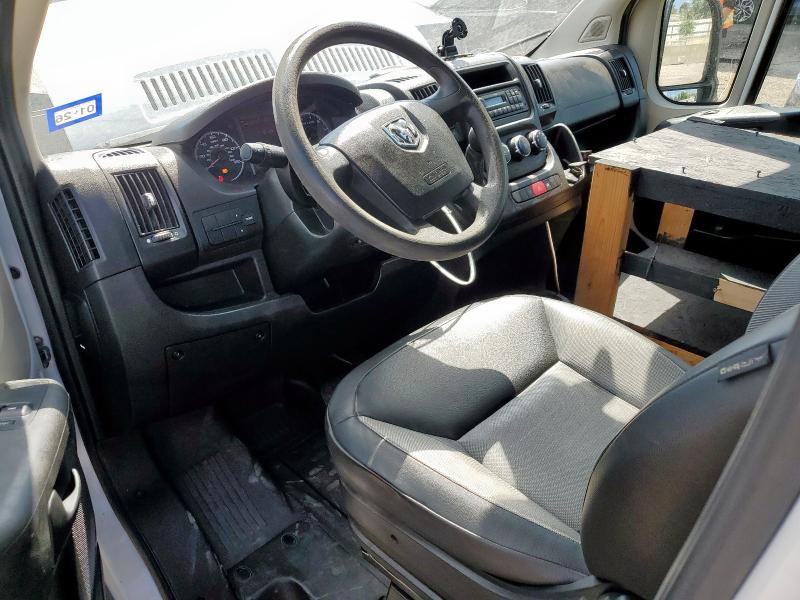 3C6TRVDG7HE512677 - 2017 RAM PROMASTER 2500 HIGH أبيض صورة 8