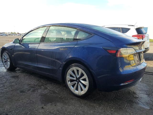 5YJ3E1EA4PF451210 - 2023 TESLA MODEL 3 BLUE photo 2