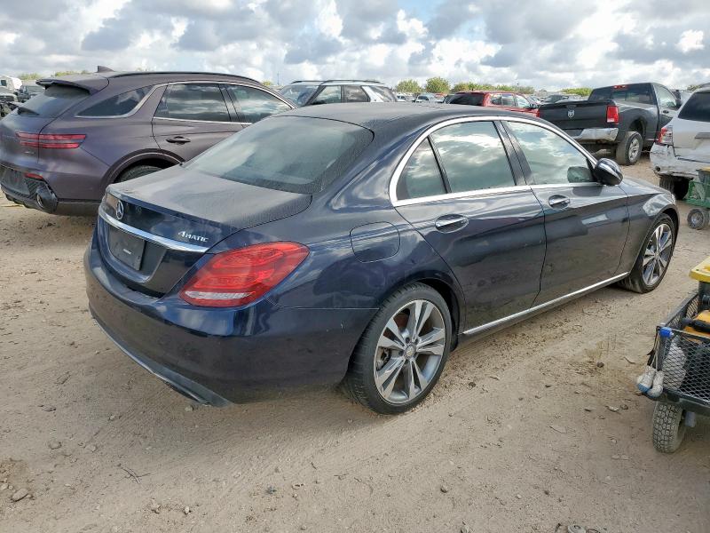 55SWF4KB8FU014056 - 2015 MERZ C 300 4MATIC BLUE photo 3