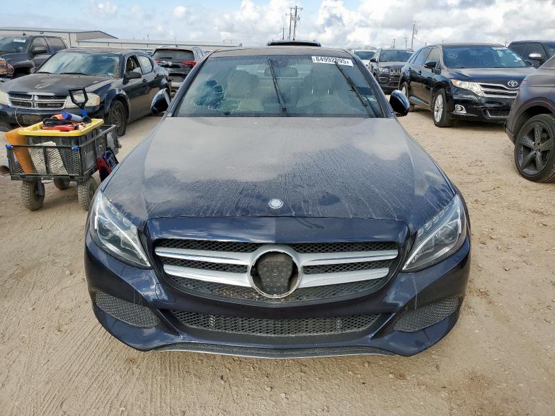 55SWF4KB8FU014056 - 2015 MERZ C 300 4MATIC BLUE photo 5