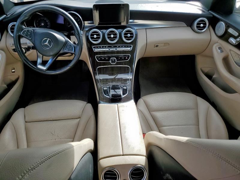 55SWF4KB8FU014056 - 2015 MERZ C 300 4MATIC BLUE photo 8