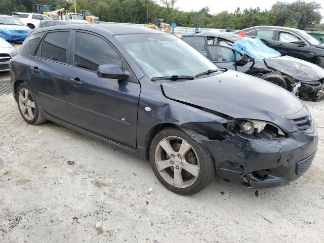JM1BK343361510662 - 2006 MAZDA 3 HATCHBACK BLUE photo 4