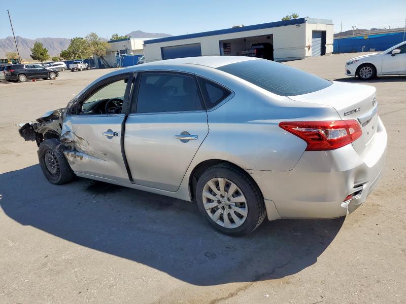 3N1AB7AP5KY210253 - 2019 NISSAN SENTRA S SILVER photo 2
