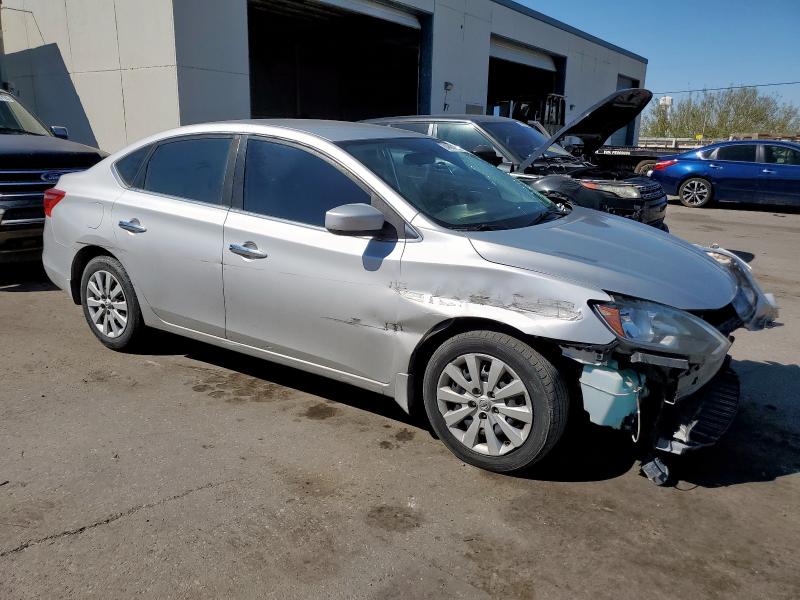 3N1AB7AP5KY210253 - 2019 NISSAN SENTRA S SILVER photo 4
