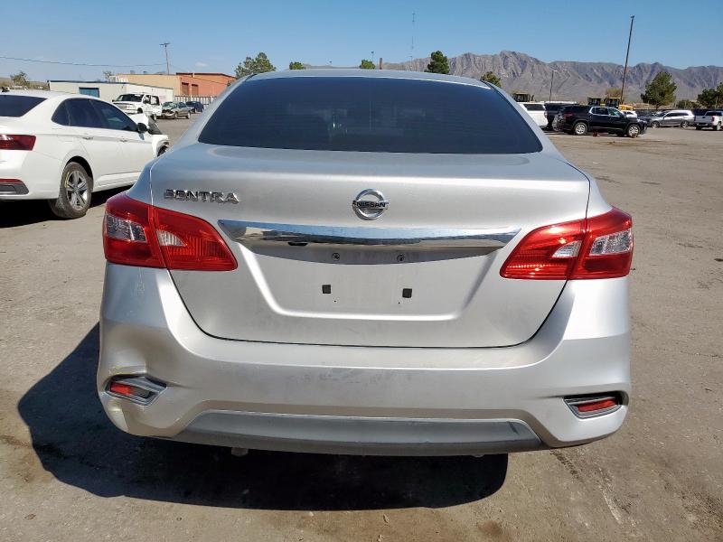 3N1AB7AP5KY210253 - 2019 NISSAN SENTRA S SILVER photo 6