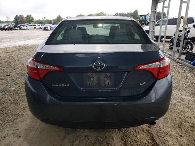 2T1BURHE1GC541236 - 2016 TOYOTA COROLLA L BLUE photo 6