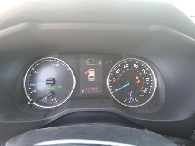 4T3RWRFV0MU040724 - 2021 TOYOTA RAV4 XLE SILVER photo 9