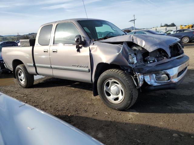 5TBRT34181S131252 - 2001 TOYOTA TUNDRA ACCESS CAB ნაცრისფერი ფოტო 4