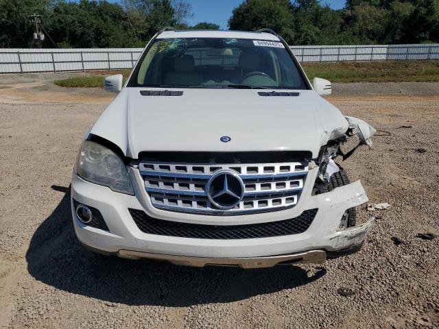 4JGBB8GB6BA726947 - 2011 MERCEDES-BENZ ML 350 4MATIC WHITE photo 5