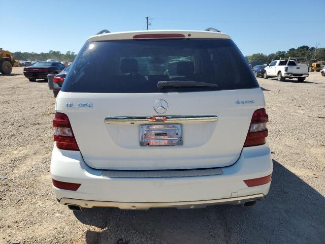 4JGBB8GB6BA726947 - 2011 MERCEDES-BENZ ML 350 4MATIC WHITE photo 6