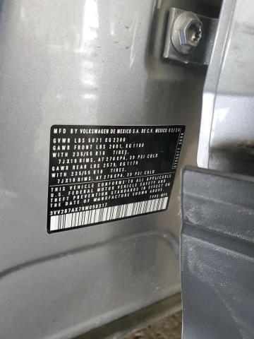 3VV2B7AX7RM098317 - 2024 VOLKSWAGEN TIGUAN SE Сріблястий фото 14