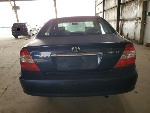 4T1BE32K83U156144 - 2003 TOYOTA CAMRY LE ლურჯი ფოტო 6