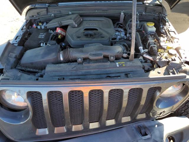 1C4HJXDN6KW547966 - 2019 JEEP WRANGLER U SPORT Մոխրագույն լուսանկար 11