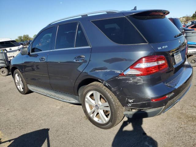 4JGDA5HB2DA105734 - 2013 MERCEDES-BENZ ML 350 4MATIC GRAY photo 2