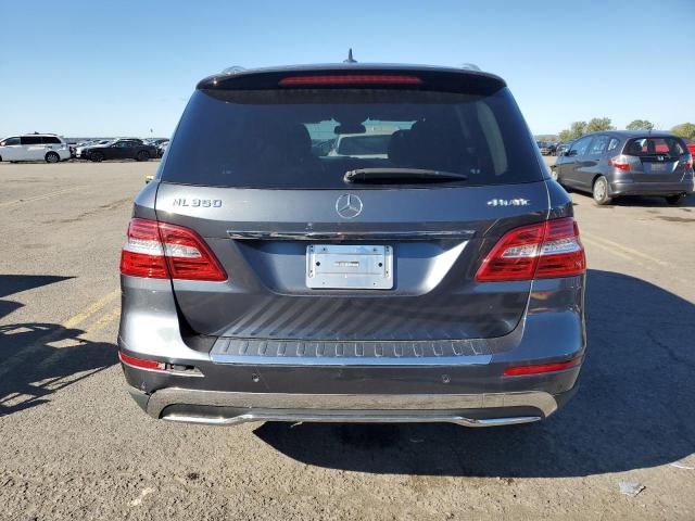 4JGDA5HB2DA105734 - 2013 MERCEDES-BENZ ML 350 4MATIC GRAY photo 6