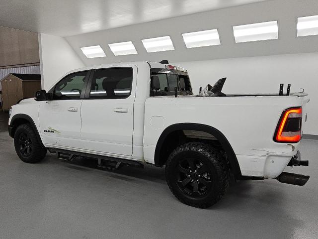 1C6SRFLT0KN903284 - 2019 RAM 1500 REBEL WHITE photo 2