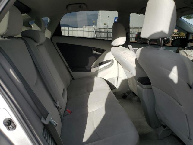 JTDKN3DU4B5346776 - 2011 TOYOTA PRIUS SILVER photo 10