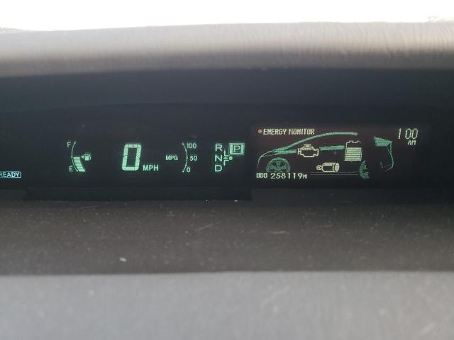 JTDKN3DU4B5346776 - 2011 TOYOTA PRIUS SILVER photo 9