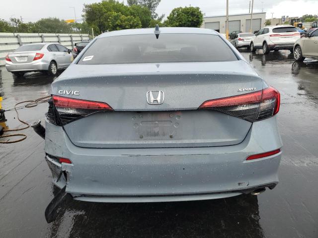 2HGFE2F53NH582562 - 2022 HONDA CIVIC SPORT GRAY photo 6