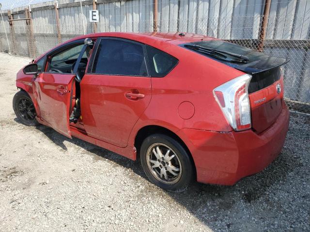 JTDKN3DU9C1612866 - 2012 TOYOTA PRIUS 红色 照片 2