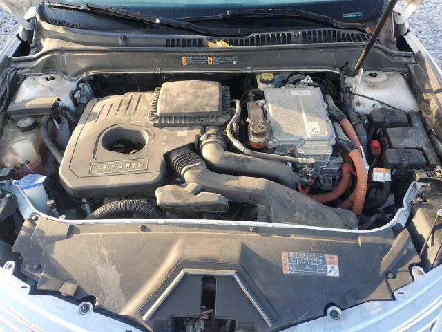 3LN6L2LU2GR625582 - 2016 LINCOLN MKZ HYBRID WHITE photo 11