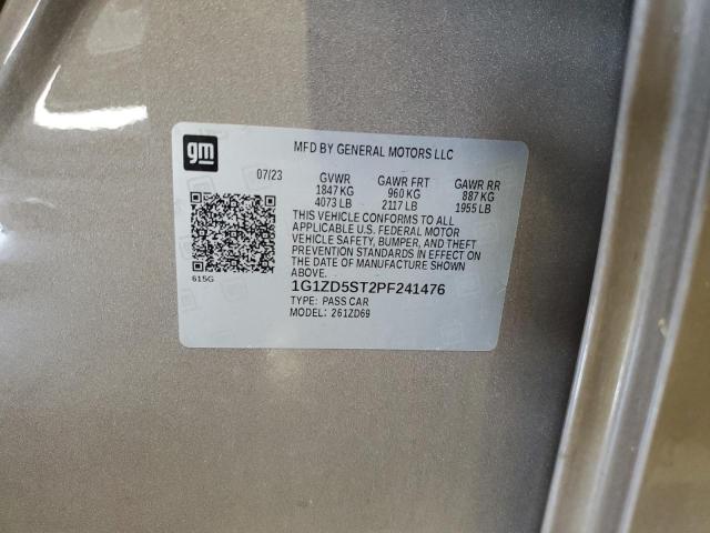 1G1ZD5ST2PF241476 - 2023 CHEVROLET MALIBU LT TAN photo 12