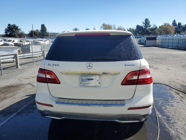 4JGDA5HB9CA084346 - 2012 MERCEDES-BENZ ML 350 4MATIC WHITE photo 6