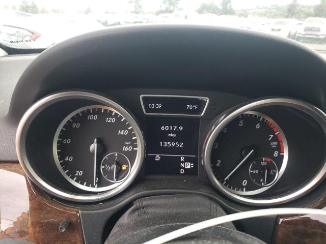 4JGDA5HB9CA084346 - 2012 MERCEDES-BENZ ML 350 4MATIC WHITE photo 9