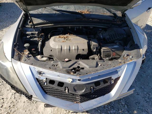 2HNYB1H44AH501443 - 2010 ACURA ZDX TECHNOLOGY ვერცხლისფერი ფოტო 12