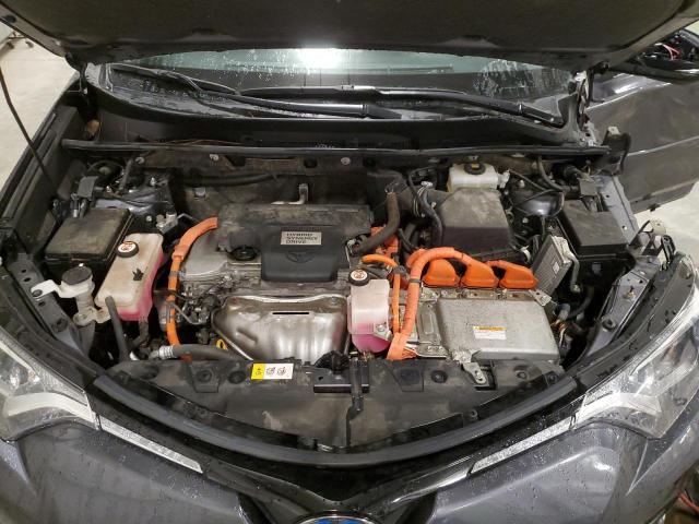 JTMRJREV2HD134820 - 2017 TOYOTA RAV4 HV LE GRAY photo 12