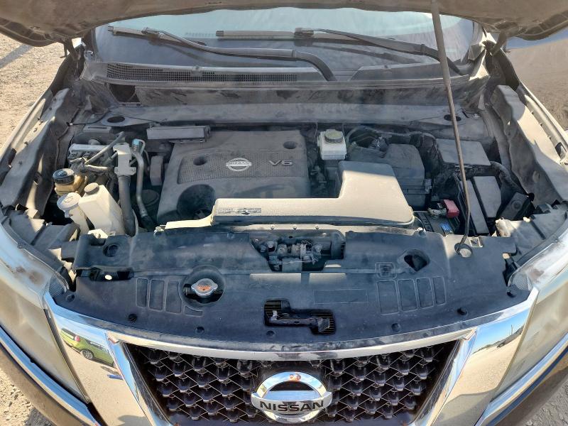 5N1AR2MN6EC603449 - 2014 NISSAN PATHFINDER S GRAY photo 12