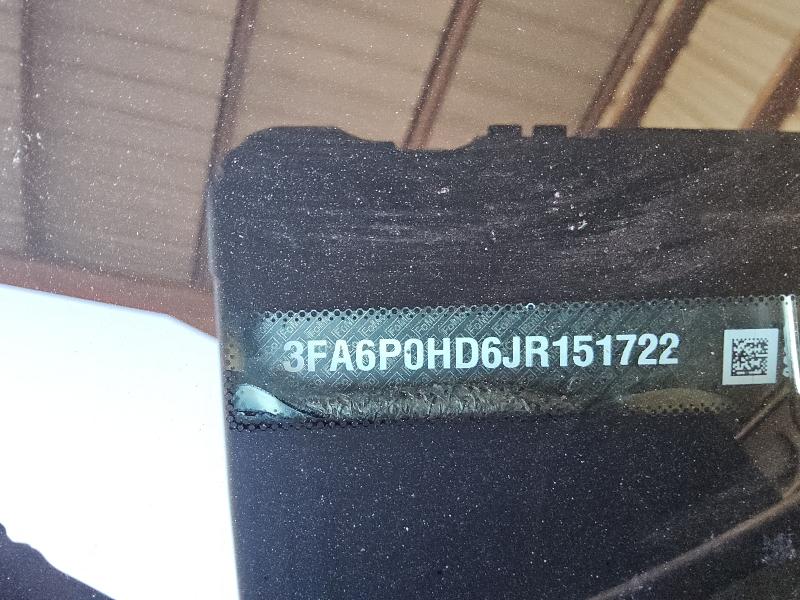 3FA6P0HD6JR151722 - 2018 FORD FUSION SE Ağ foto 13