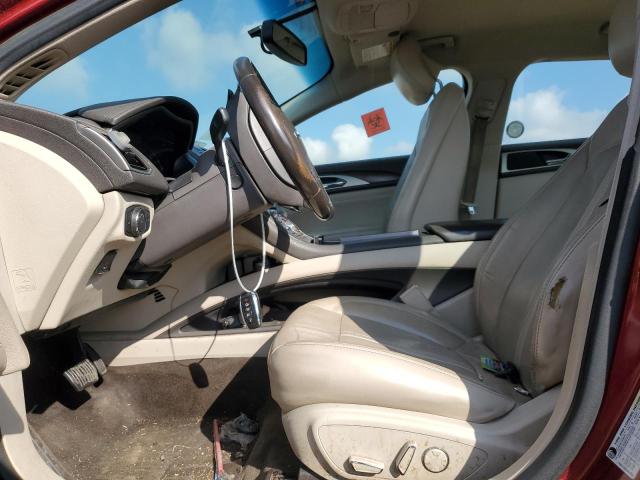 3LN6L5E92HR610964 - 2017 LINCOLN MKZ RESERVE წითელი ფოტო 7