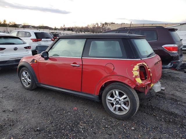 WMWSU3C55DT373591 - 2013 MINI COOPER RED photo 2