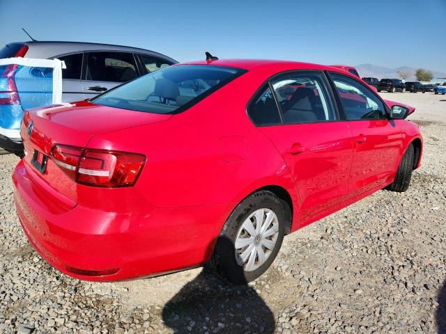 3VW2K7AJ3FM357341 - 2015 VOLKSWAGEN JETTA BASE RED photo 3