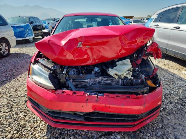 3VW2K7AJ3FM357341 - 2015 VOLKSWAGEN JETTA BASE RED photo 5