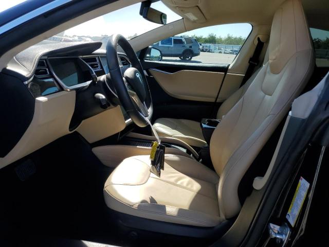 5YJSA1H16EFP32795 - 2014 TESLA MODEL S BLACK photo 7