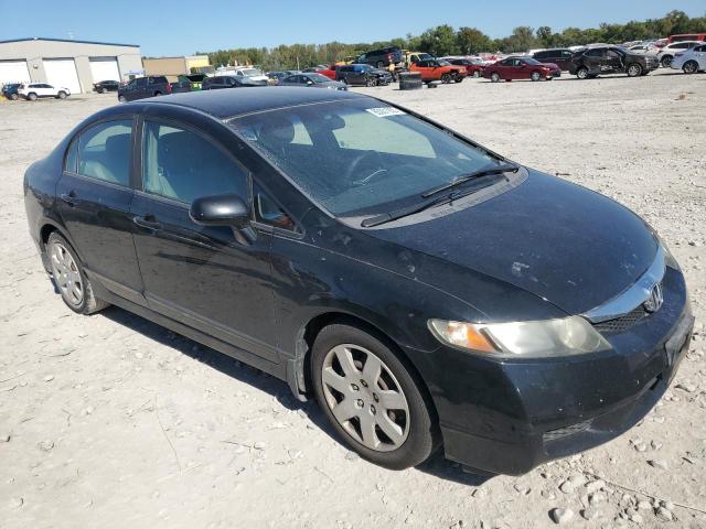 19XFA16539E035779 - 2009 HONDA CIVIC LX BLACK photo 4
