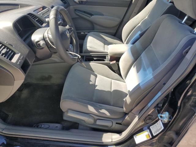 19XFA16539E035779 - 2009 HONDA CIVIC LX BLACK photo 7